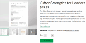 CliftonStrengths for Leaders / dla Liderów